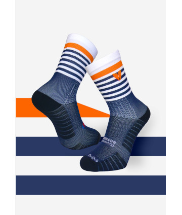 Chaussettes Endurance 2.0 - Marinière Orange